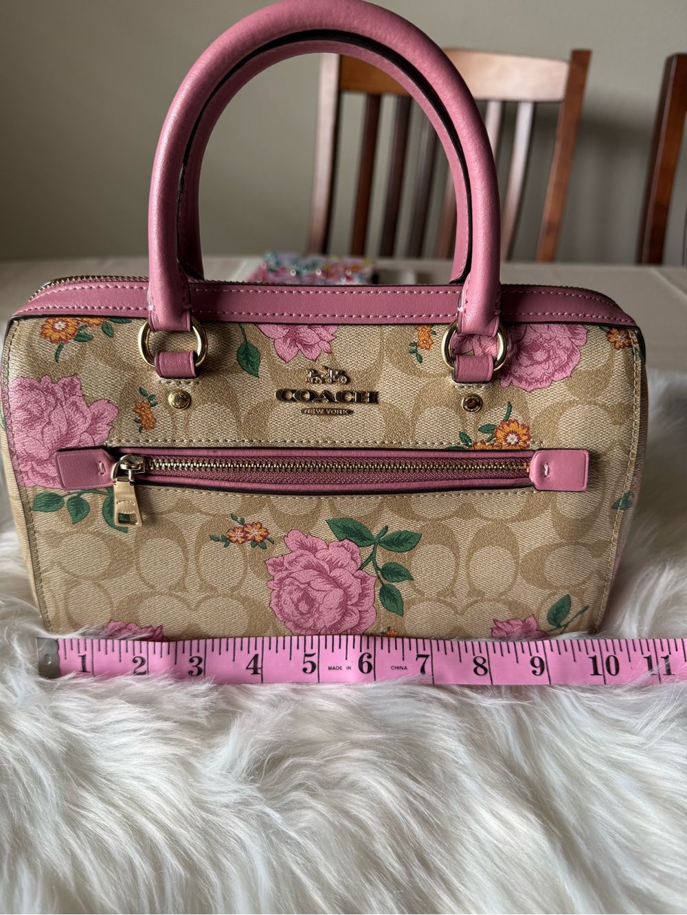 Coach Prairie Rose Rowan Satchel - Medium